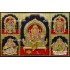 Balaji, Lakshmi, Ganesha, Saraswathi and Murugan - 5 Panel 3d Tanjore Painting