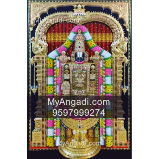 3D Balaji Tanjore Painting