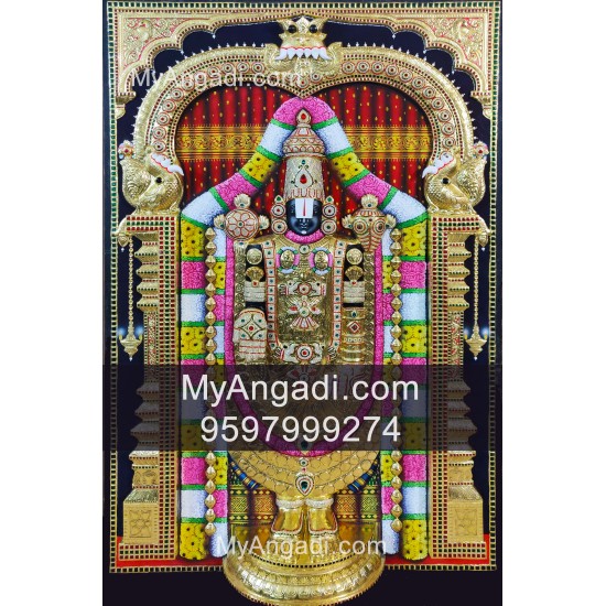 3D Balaji Tanjore Painting