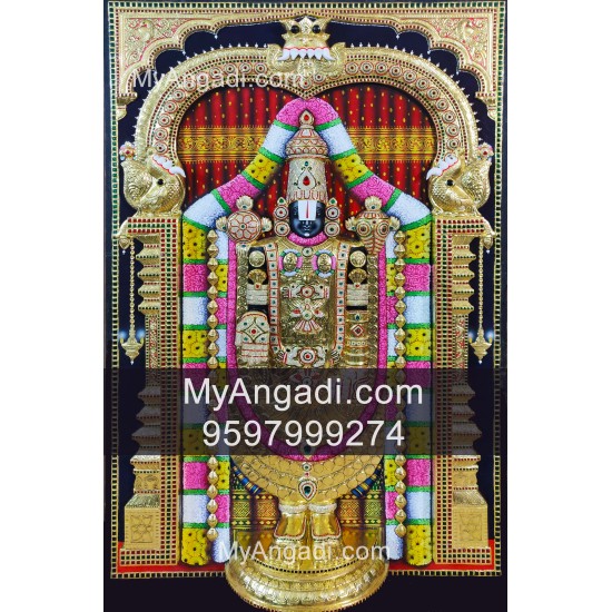 3D Balaji Tanjore Painting