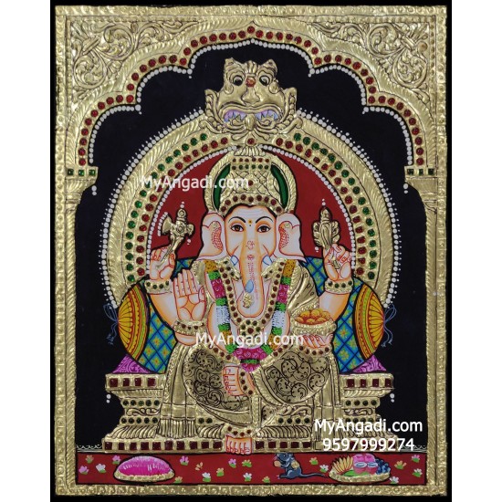 Ganesha Tanjore Painting