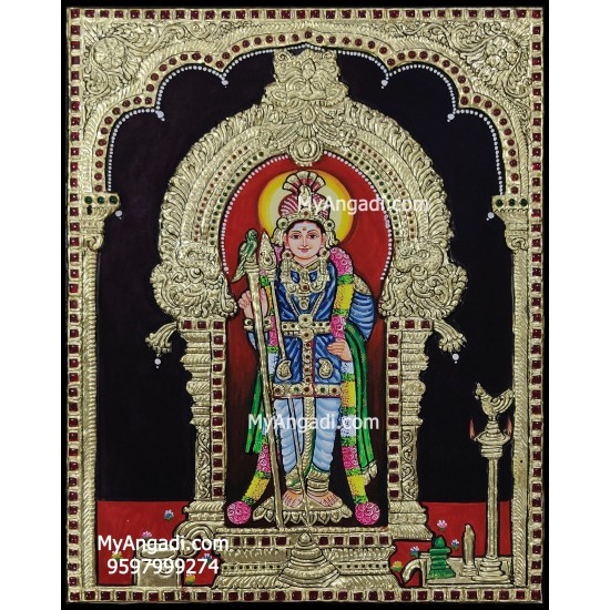 Murugan Tanjore Painting Murugan Tanjore Painting