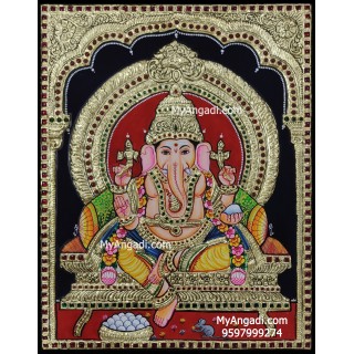 Ganesha Tanjore Painting