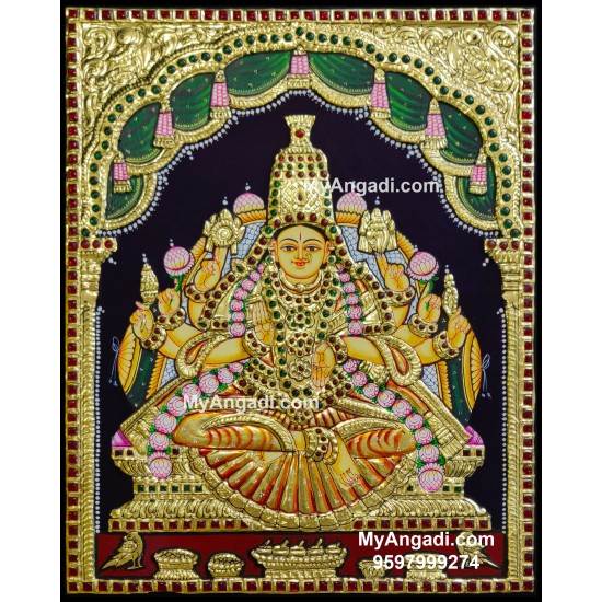 Aishwarya Lakshmi Tanjore Painting