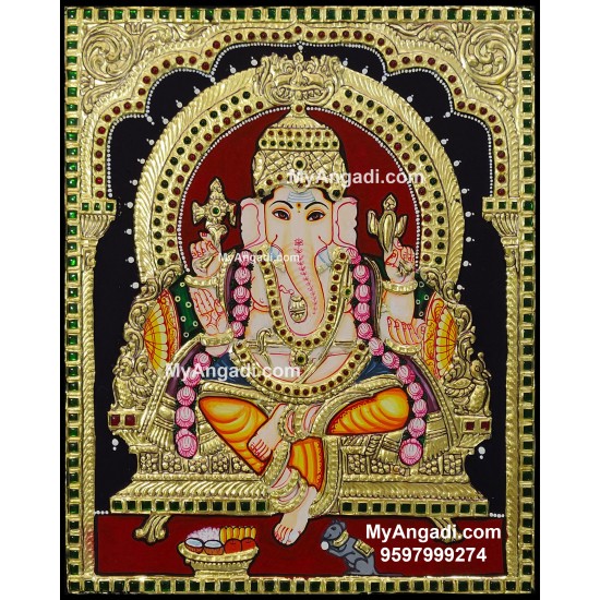 Ganesha Tanjore Painting