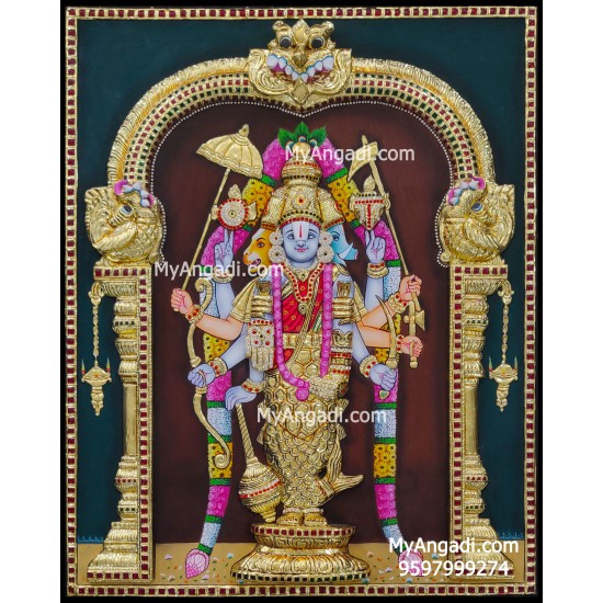 Dasavatharam 3D Tanjore Painting