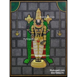 3D Balaji Tanjore Painting