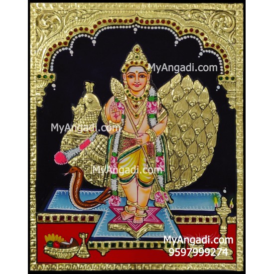 Murugar Tanjore Painting