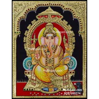 Ganesha Tanjore Painting