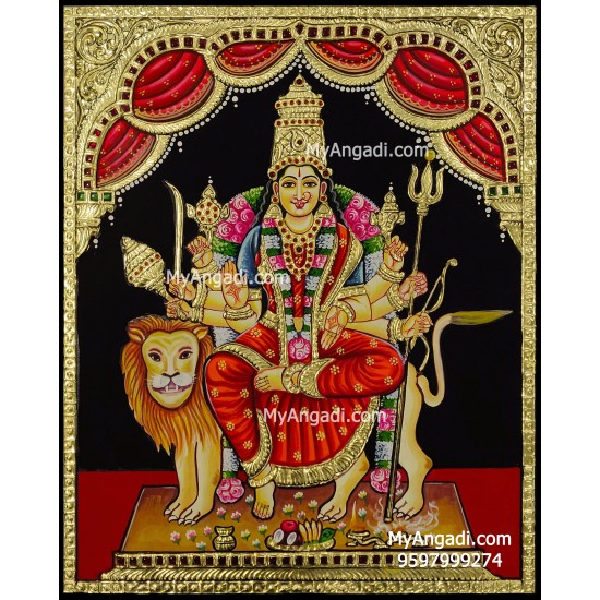 Durgai Tanjore Painting