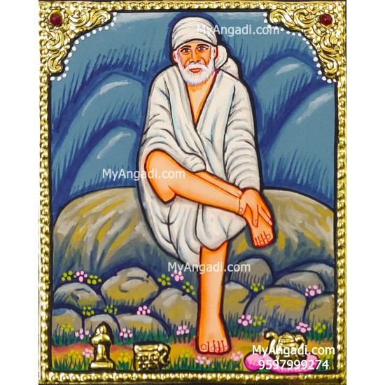 Shirdi Sai Baba Tanjore Painting