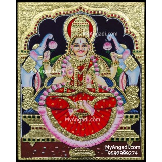 Gajalakshmi Tanjore Painting