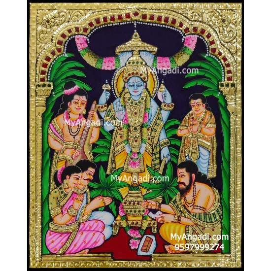 Sathya Narayana Tanjore Painting