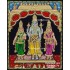 Vishnu Sri Devi Bhoo Devi Tanjore Painting