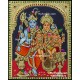 Shiva Family Tanjore Painting Shiva Family Tanjore Painting