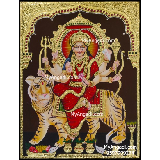 Durga Tanjore Painting