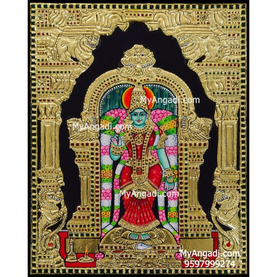 Meenakshi Amman Tanjore Painting Meenakshi Amman Tanjore Painting