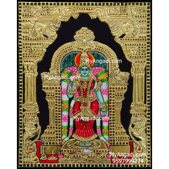 Meenakshi Amman Tanjore Painting