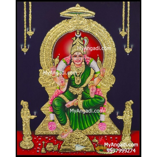Bhuvaneshvari Amman Tanjore Paintings Bhuvaneshvari Amman Tanjore Paintings