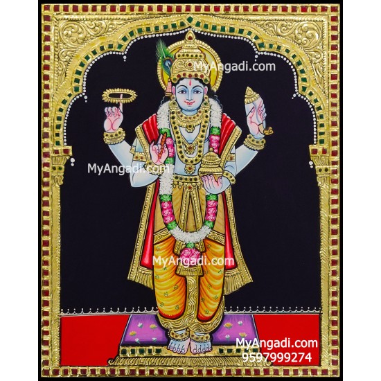 Danwantari Tanjore Painting Danwantari Tanjore Painting