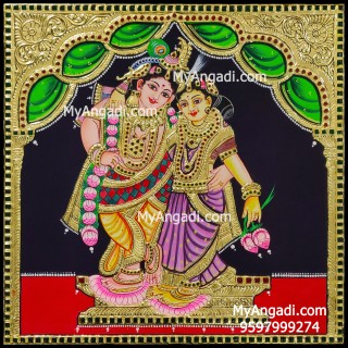 Radha Krishna Tanjore Paintings