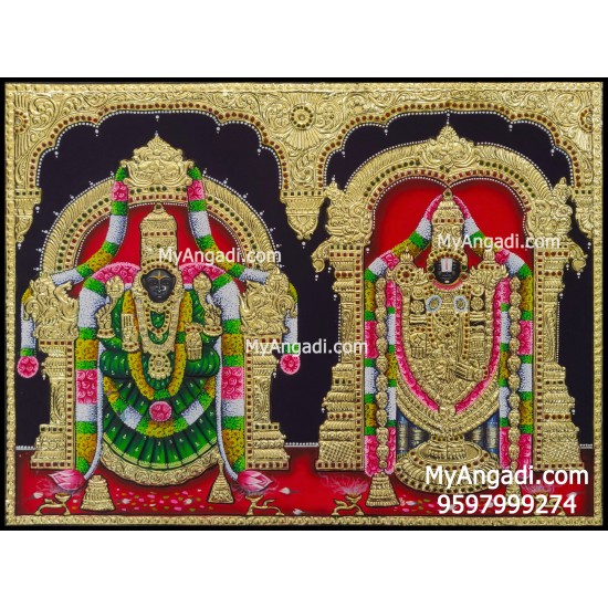 Balaji Thayar Tanjore Painting Balaji Thayar Tanjore Painting