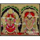 Balaji and Thaayar Tanjore Painting