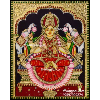 Gajalakshmi Tanjore Painting