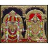 Balaji and Thaayar Tanjore Painting