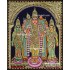 Murugan Valli Deivanai Tanjore Painting