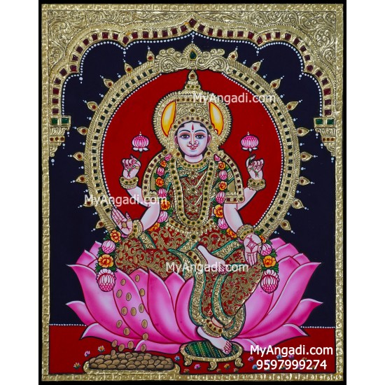 Mahalakshmi Tanjore Painting