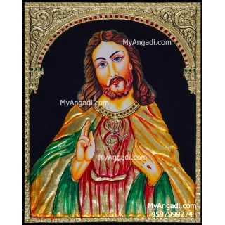 Jesus Tanjore Painting