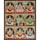 Ashta Lakshmi Tanjore Painting