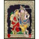 Krishna and Radhe Tanjore Painting