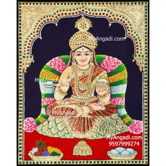 Annapoorani tanjore painting