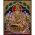 Shri Gaja Lakshmi 3d Embossed Tanjore Painting