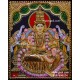 Shri Gaja Lakshmi 3d Embossed Tanjore Painting