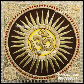 Om - Sun Tanjore Paintings