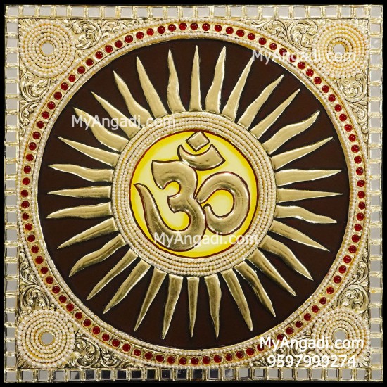 Om - Sun Tanjore Paintings