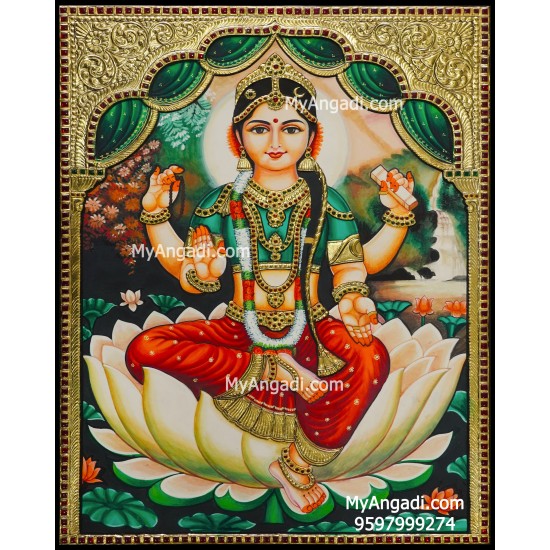 Balambikai Amman Tanjore Painting