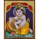 Butter Krishna Tanjore Painting Butter Krishna Tanjore Painting