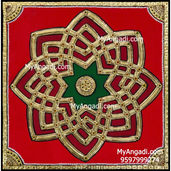 Aiswarya Kolam Tanjore Painting Aiswarya Kolam Tanjore Painting
