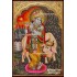 Krishna With Flute Cow Tanjore Painting