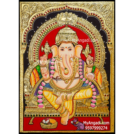 Ganesha Tanjore Paintings Ganesha Tanjore Paintings