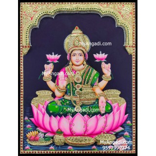 Mahalakshmi Super Emboss Tanjore Painting