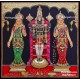 3D Balaji Sridevi Boodevi Tanjore Painting