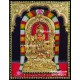 Shri Ponkali Amman 3d Embossed Tanjore Painting Shri Ponkali Amman 3d Embossed Tanjore Painting