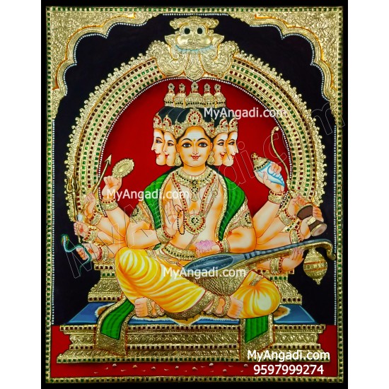 3D Vishwakarma Tanjore Painting 3D Vishwakarma Tanjore Painting
