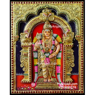 Murugan 3D Tanjore Painting