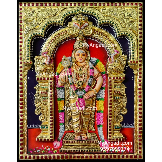 Murugan 3D Tanjore Painting